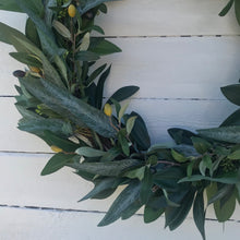Load image into Gallery viewer, Olive & Eucalyptus Wreath - Large - Field & Rose