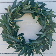 Load image into Gallery viewer, Olive & Eucalyptus Wreath - Large - Field & Rose