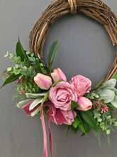 Load image into Gallery viewer, Blush Rose Wreath - Medium - Field & Rose
