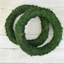 Load image into Gallery viewer, Moss Wreath Base 30cm - Field & Rose