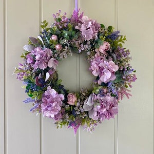 Secret Garden Wreath - Purple