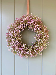Pink Wildflower Wreath