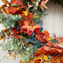 Load image into Gallery viewer, Autumn Greenery Wreath
