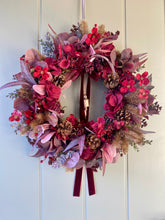 Load image into Gallery viewer, Burgundy Bells Wreath - Field &amp; Rose
