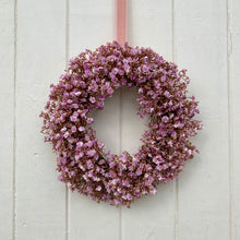 Load image into Gallery viewer, Mini Pink Gypsophila Wreath - Field &amp; Rose
