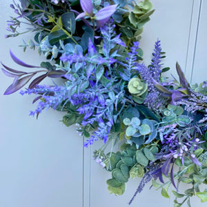 Greenery & Lavender Wreath - Large - Field & Rose
