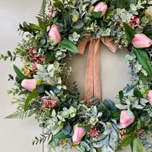 Load image into Gallery viewer, Blush Tulip Wreath - Field &amp; Rose
