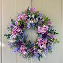 Load image into Gallery viewer, Secret Garden Wreath - Purple - Field &amp; Rose
