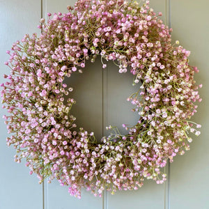 Pink Wildflower Wreath