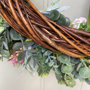 Pink Cherry Blossom Wreath