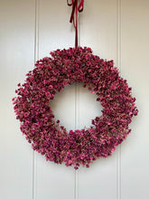 Load image into Gallery viewer, Ruby Gypsophila Wreath - Field &amp; Rose

