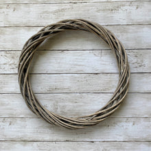 Load image into Gallery viewer, Grey Willow Wreath Base 40cm
