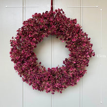Load image into Gallery viewer, Ruby Gypsophila Wreath - Field &amp; Rose
