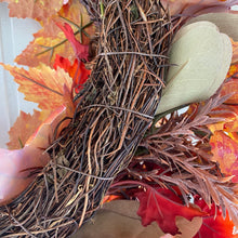 Load image into Gallery viewer, Autumn Leaves &amp; Berries Wreath
