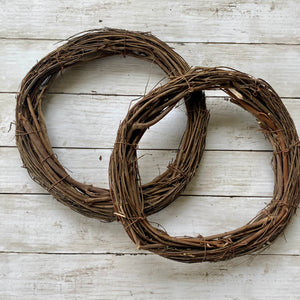 Natural Willow Wreath Base 30cm