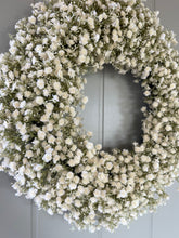 Load image into Gallery viewer, White Gypsophila Wreath - Large
