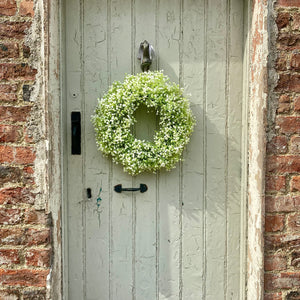 White Wildflower Wreath