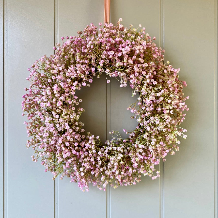 Pink Wildflower Wreath