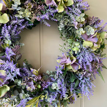 Load image into Gallery viewer, Hydrangea &amp; Lavender Wreath
