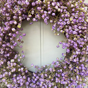 Purple Wildflower Wreath