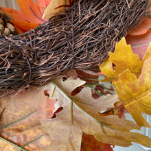 Load image into Gallery viewer, Ruby Hydrangea &amp; Pumpkin Wreath 60cm - Field &amp; Rose

