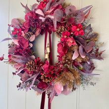 Load image into Gallery viewer, Burgundy Bells Wreath - Field &amp; Rose
