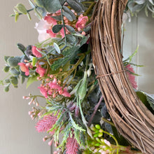 Load image into Gallery viewer, Pink Hydrangea Wreath
