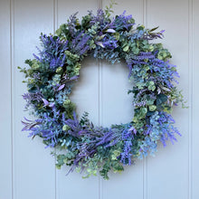 Load image into Gallery viewer, Greenery &amp; Lavender Wreath - Large - Field &amp; Rose
