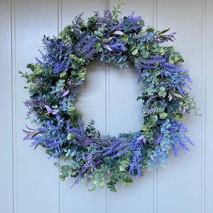 Greenery & Lavender Wreath - Large - Field & Rose