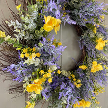 Load image into Gallery viewer, Rustic Spring Wreath 60cm - Field &amp; Rose
