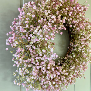 Pink Wildflower Wreath