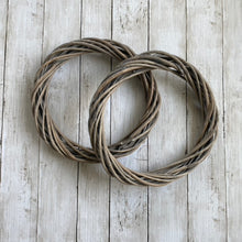 Load image into Gallery viewer, Grey Willow Wreath Base 30cm
