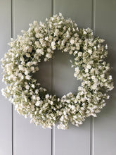 Load image into Gallery viewer, White Gypsophila Wreath - Field &amp; Rose
