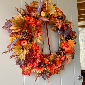 Autumn Maple Leaves Wreath - Large - Field & Rose