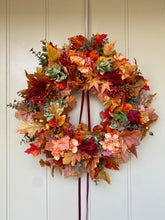 Load image into Gallery viewer, Autumn Pumpkin Patch Wreath - Field &amp; Rose
