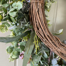 Load image into Gallery viewer, Greenery &amp; Wildflower Wreath - Medium - Field &amp; Rose
