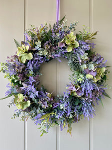 Hydrangea & Lavender Wreath