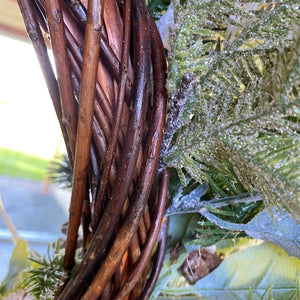 Christmas Frosted Foliage - Medium - Field & Rose