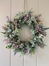 Load image into Gallery viewer, Greenery &amp; Wildflower Wreath - Medium - Field &amp; Rose
