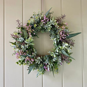 Greenery & Wildflower Wreath - Medium - Field & Rose