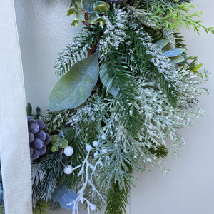 Christmas Frosted Foliage - Medium - Field & Rose