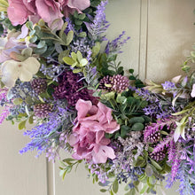 Load image into Gallery viewer, Secret Garden Wreath - Purple - Field &amp; Rose

