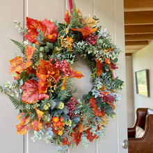 Load image into Gallery viewer, Autumn Greenery Wreath
