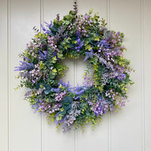 Load image into Gallery viewer, Eucalyptus &amp; Lavender Wreath
