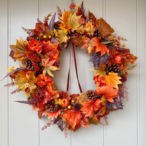 Autumn Maple Leaves Wreath - Large - Field & Rose