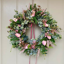 Load image into Gallery viewer, Blush Tulip Wreath - Field &amp; Rose
