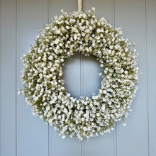 Load image into Gallery viewer, White Gypsophila Wreath - Large
