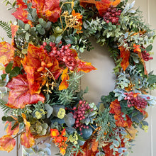 Load image into Gallery viewer, Autumn Greenery Wreath
