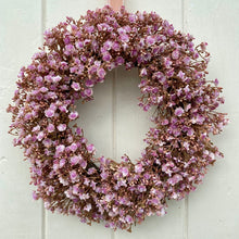 Load image into Gallery viewer, Mini Pink Gypsophila Wreath - Field &amp; Rose
