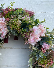 Load image into Gallery viewer, Pink Hydrangea Wreath - Large - Field &amp; Rose
